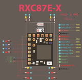 1/87 Rc Car  AFDHS-2A Miniature Bi-directional Brushed ESC Light Integrated Receiver for FLYSKY Remote Control Transmitter