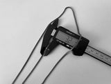 925 Silver Pendant with Mini Tritium Tube for Vintage Necklace