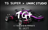 TG SUPER UNIRC TG + 1/24 RWD Brushless External Rotor Motor GTR R34 Hand Painted RC DRIFT CAR RTR
