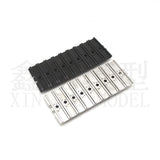 1/12 RC Hydraulic Excavator Metal Track Carbon Steel Stainless Steel 65mm Width