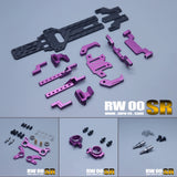 ZERORC RW00-SR 1/24 RWD Rc Drift Car Frame KIT Op Parts