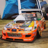 1/10 RC Drift Car YUKES Impreza SC1389 Wheelbase 256mm Sticker