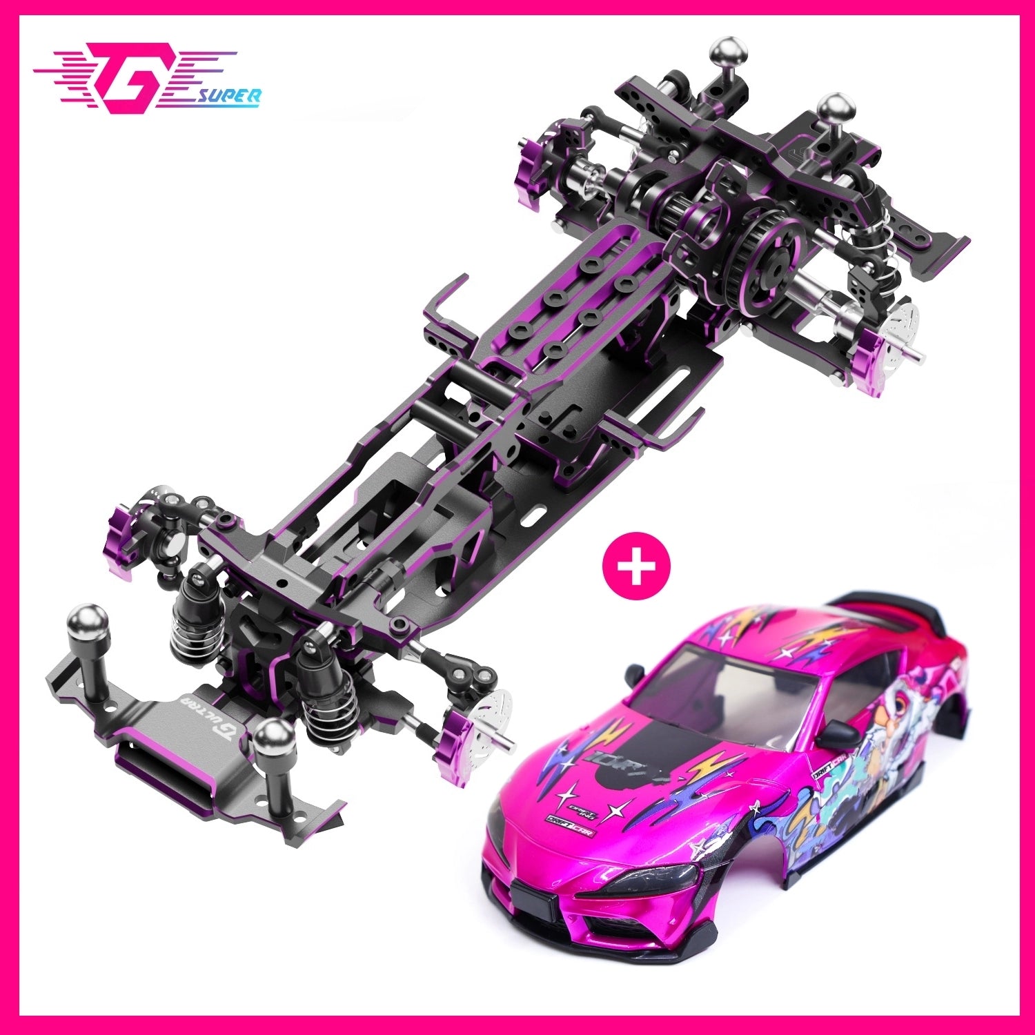 TG SUPER ULTRA 1/24 METAL RC DRIFT CAR KIT ALL OP – VAJJEXRC