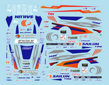 1/24 S15 D1 GP TEAM SAILUN TIRE Rc Drift Car Painting Water Transfer Sticker