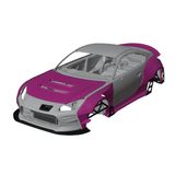 1/24 RC DRIFT CAR Tamiya GR86 Silkblazer D1GP Car Housing 3d Print OP PART