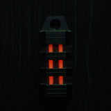 Self-luminous 25 Years Double Tube Tritium TC4 Titanium Alloy Keychain