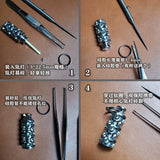 Titanium Alloy Shell WITH 3X22.5mm Tritium Self-luminous for Years