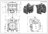 DLE DLE35HD Water-cooled Hybrid Engine for RC Drone