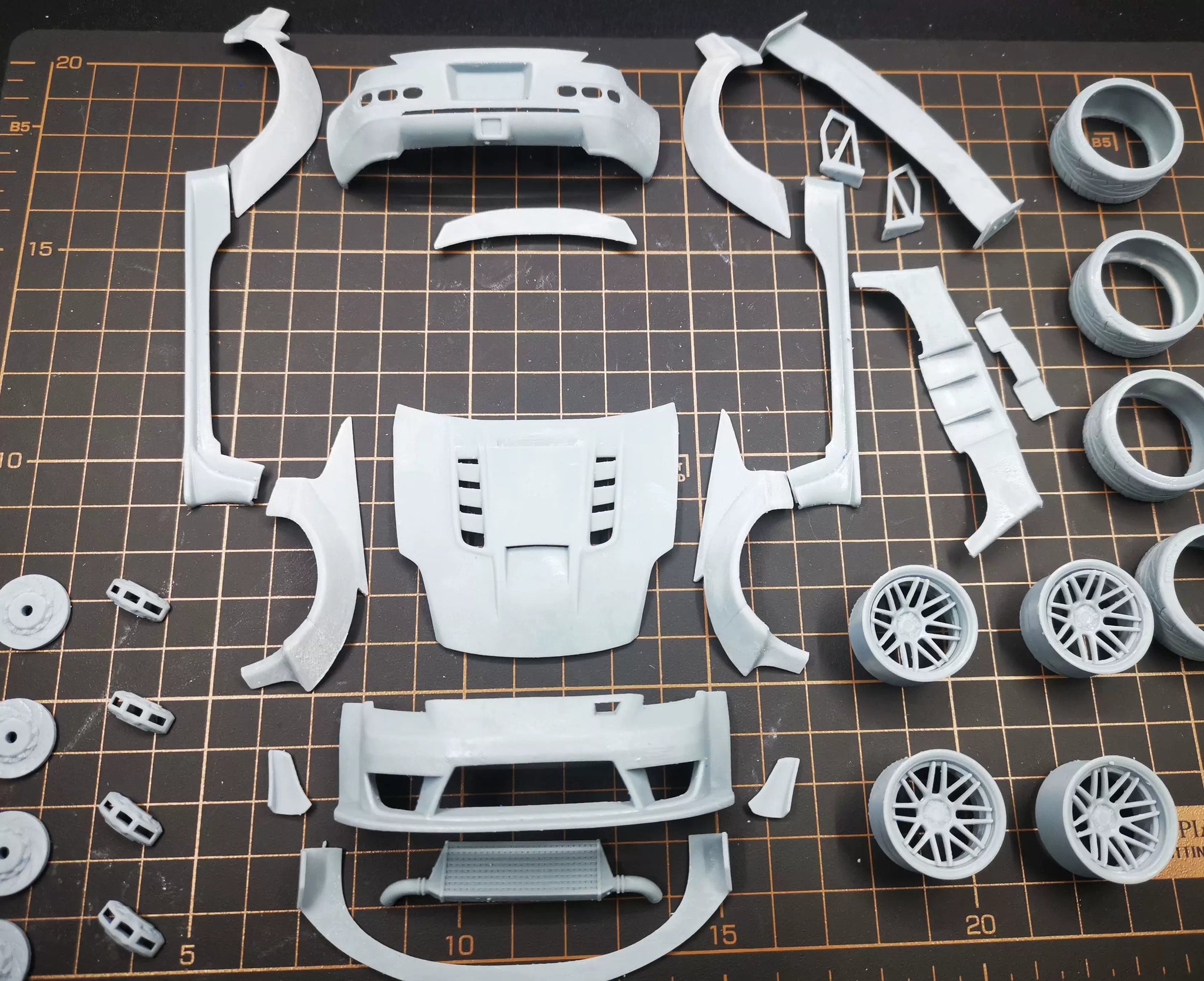 1/24 350Z Brian MC RC DRIFT CAR 3D PRINT OP PART FOR TAMIYA – VAJJEXRC