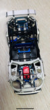 Ma racing 1/24 DMA Rwd Rc Drift Car Op Cnc Aluminum Alloy Eyebrow Rear Fin Spoiler Titanium Alloy Roll Frame