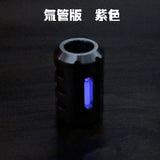 Color Titanium Alloy Tritium Tube Keychain Self-luminous for 25 Years