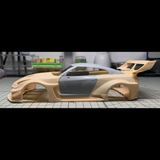 1/24 GT R35 RC DRIFT CAR car case 3d print OP parts with transfer sticker for tamiya 24300