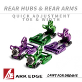 ARKEDGE AE24X 1/24 RC DRIFT CAR -OP AE-R3 High Traction Wavebox Metal Wheel Cup Swing Arm