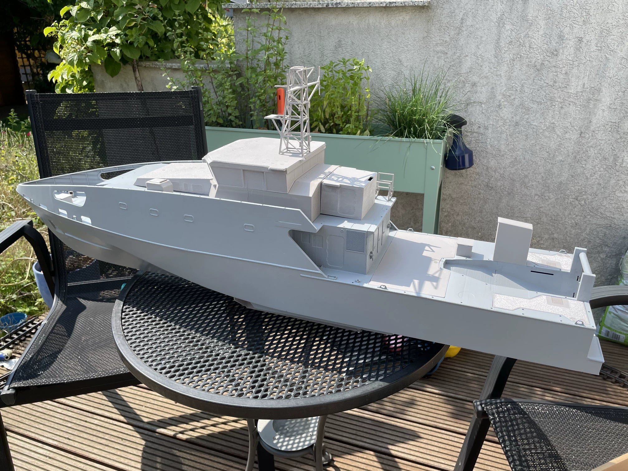 3D print 1 38 Guardian Class Patrol Boat rc boat diy kit 100cm VAJJEXRC