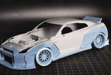 1/24 GTR R35 RBpandem Rc Drift Car 3d Printing Plastic Op Parts for Tamiya
