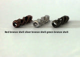 Retro Copper Alloy Tritium Trachea Keychain Self-luminous 25 Years