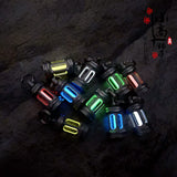 Titanium Alloy Tritium Tube Lamp Keychain 3x22.5mm