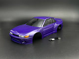 Rhino Racing  1/24 S13 Rc Drift Car Transparent Shell with Lamp Cup