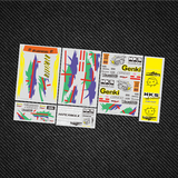 1/10 1/24 IS200 GENKI Rc Drift Car Shell Sticker Transfer Sticker SC1815