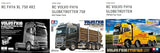 JUWUBA 1/14 tamiya volvo FH16 750  OP WITH Headlight Kit