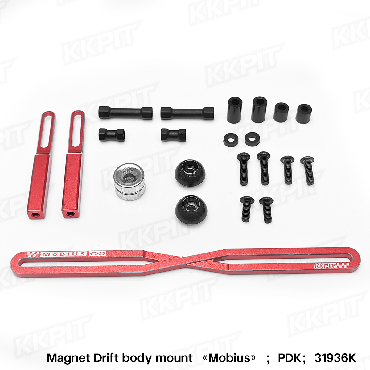 KKPIT 1/10 PDK RC DRIFT CAR Color Magnetic Shell Column Universal