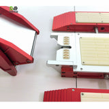 Tamiya 1/14 Rc Tractor All Metal Removable Transport Trailer with Wireless Transmission Light Set