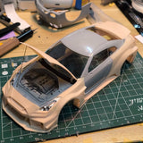 1/24 GT R35 RC DRIFT CAR car case 3d print OP parts with transfer sticker for tamiya 24300