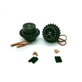 2pcs Brushless Metal Drive Wheels for  1/12 Rc Excavator DIY