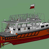 1/40 PILOT Pilotage Boat RC Assembled Ship Model KIT