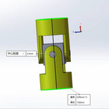 1/87 1/72 Static Model Modified 2mm Miniature Brass Coupling