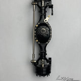 Lxyrc Tamiya 1/14 Rc Tractor Retractor Forward Power Steering Front Axle