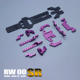 ZERORC RW00-SR 1/24 RWD Rc Drift Car Frame KIT Op Parts