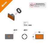 Tamiya 1/14 RC TRACTOR SCANIA 770S Side Light CBD-06F