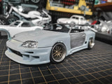 1/24 Supra MK4A80 TOP SECRET Rc Drift Car 3d Print Housing Modified with Transfer Sticker for Tamiya