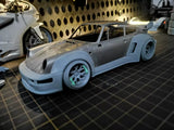 1/24 RWB 964 ZAKU Rc Drift Car shell Modification Kit with Water Sticker for Tamiya