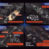 HNR H9804 1/10 FOXHOUND RC Rally Car Frame KIT