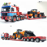 Tamiya 1/14 Rc Tractor All Metal Removable Transport Trailer with Wireless Transmission Light Set