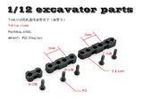 WST J-16 1/12 Rc Hydraulic Excavator Model Pipe Clip for OD 4mm Pipe
