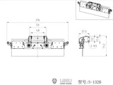 LESU 1/14 TAMIYA SCANIA 770S RC TRACTOR Tail Beam Tail Light Set S-1320
