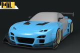 1/24 RX7 Rc Drift Car Shell FD TCP Build V3 3d Print Op Parts for Tamiya