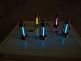 Alloy Bronze Tritium Lamp Keychain Self-luminous for 25 Years