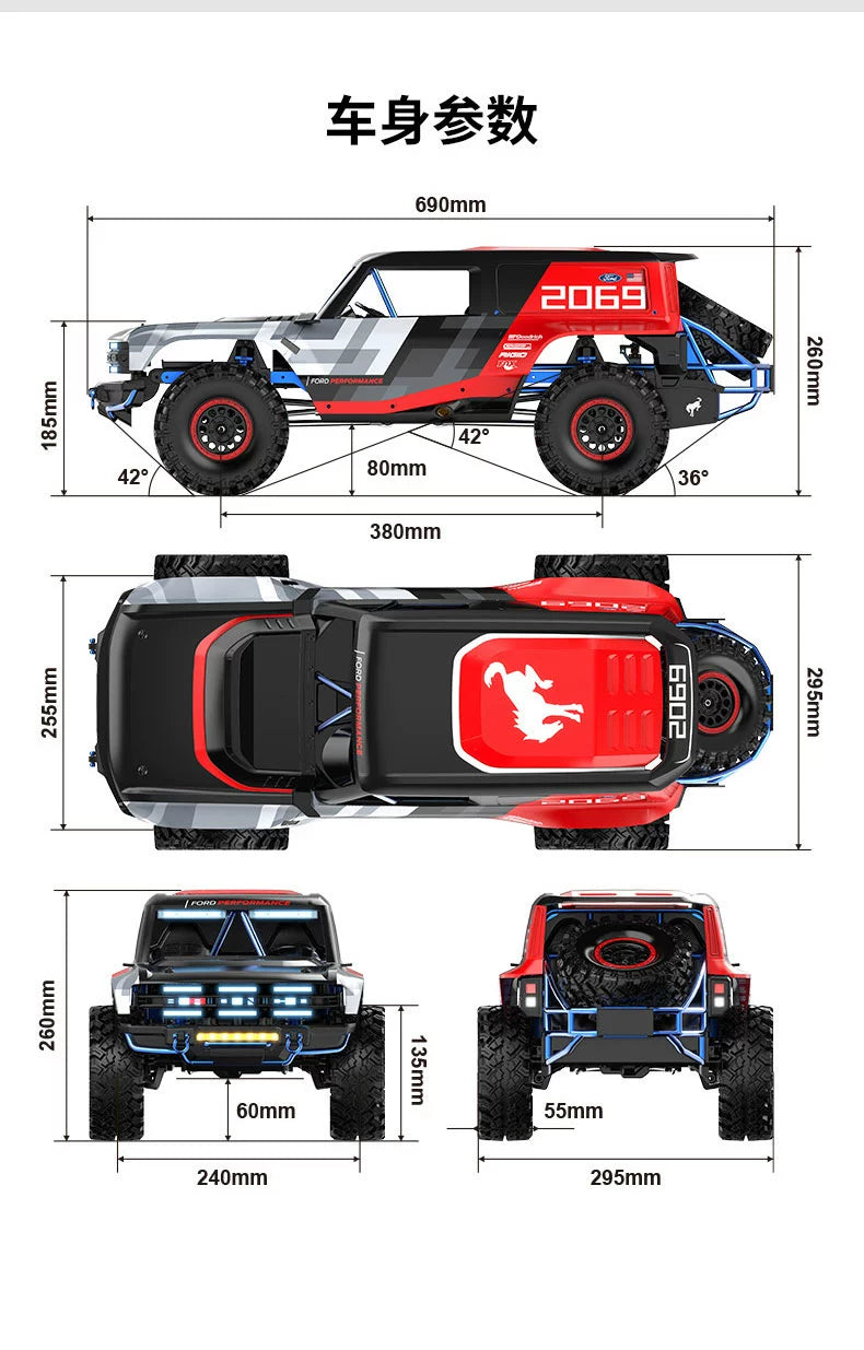 MJX HYPER 1/8 H8P 4WD RC CAR RTR – VAJJEXRC