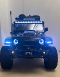 Rlaarlo JK07 Mk07 1/7 Rc Car Metal Front Bar WITH Remote Control Winch op