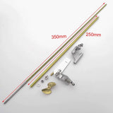 3.18Mm Flexible Shaft Bracket  Rudder 30mm Two-blade Copper Paddle 2835 RC BOAT Brushless Power Set