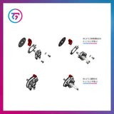 TG Super 1/24 rwd rc drift car follower caliper op part 20/22mm universal