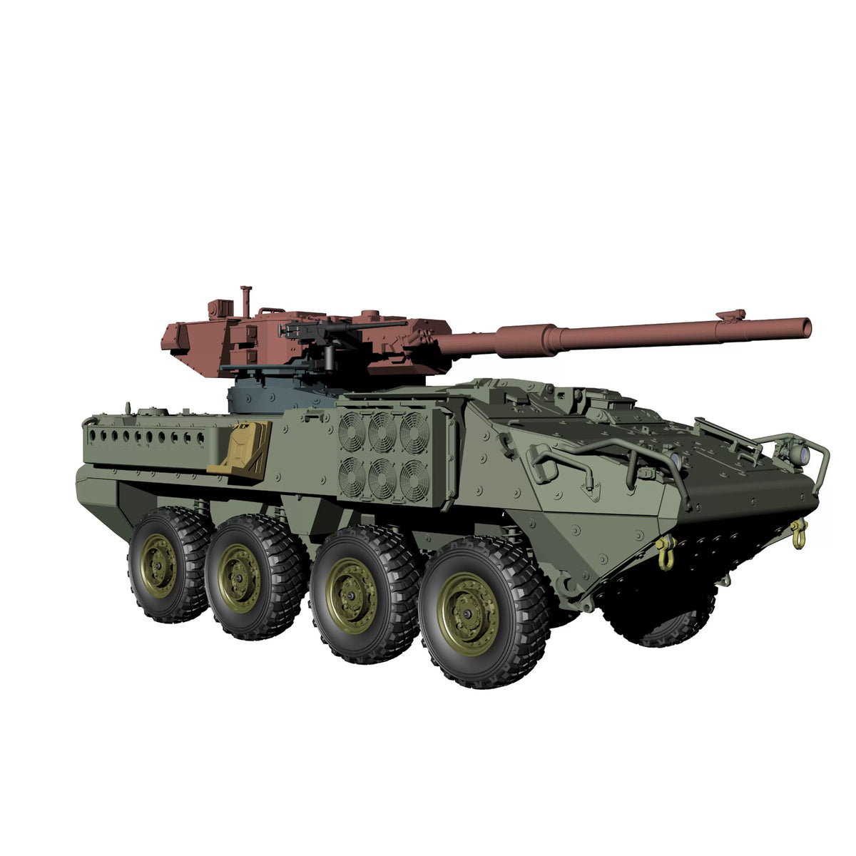 1/35 M1128 Stryker 8x8 Static Modification Rc Car KIT RTR – VAJJEXRC