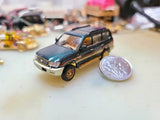 1/87 HO SCALE  LC100 4X4 Static Model Car Modified RC Brass Chassis  KIT