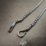 925 Silver Pendant with Mini Tritium Tube for Vintage Necklace