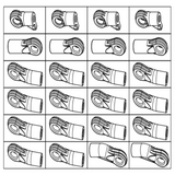 CKMX 1/7 RC CAR CK5811-052 Ball Head Set