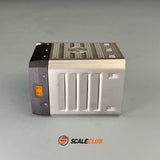 Scaleclub 1/14 Tamiya Rc Tractor Euro6 Stainless Steel Toolbox Miniature